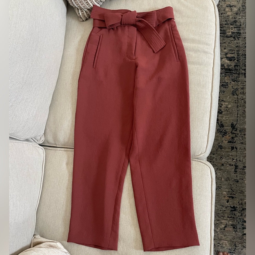 Aritzia Wilfred Tie Front Pant